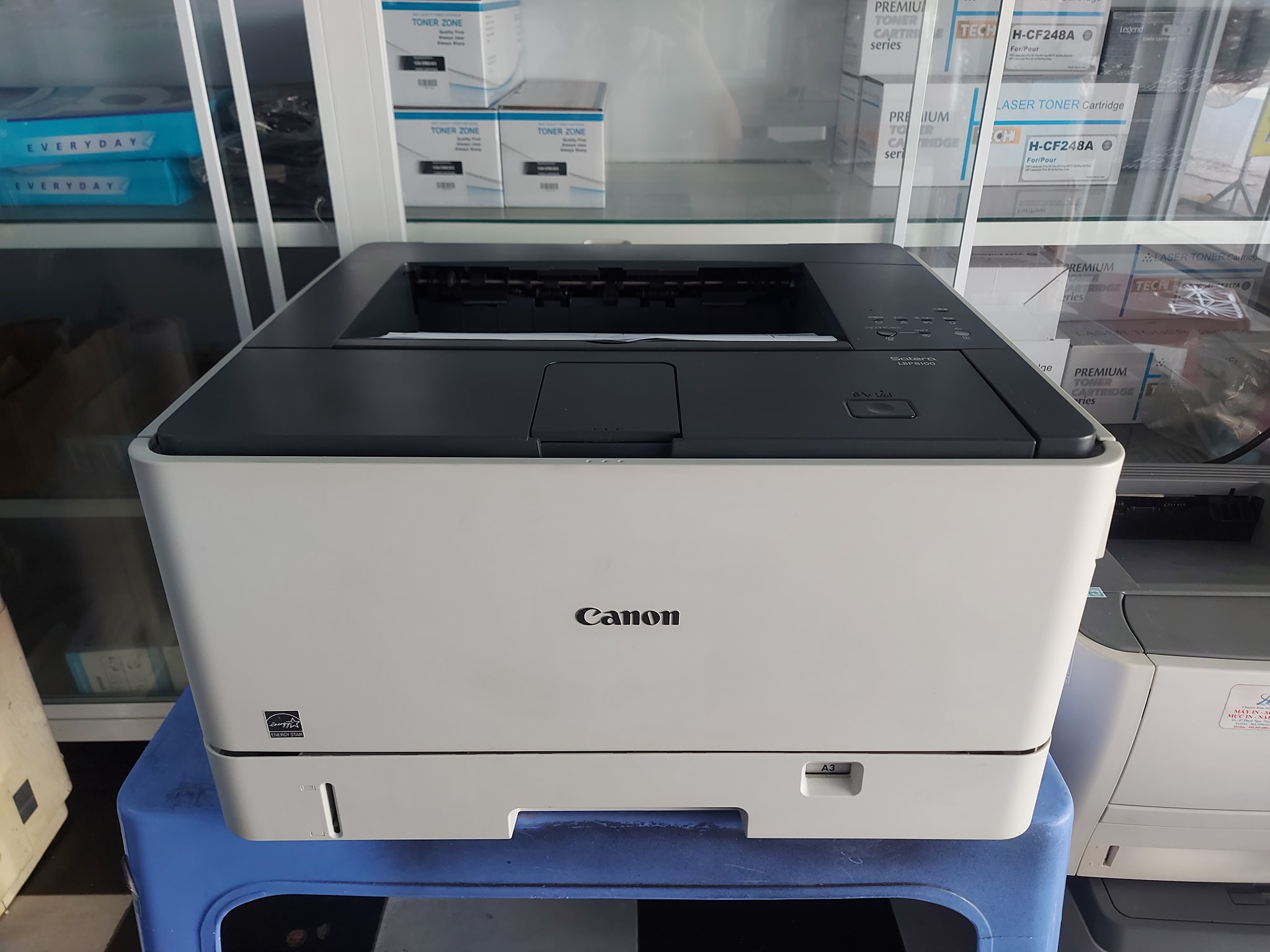 Máy in cũ Canon LBP 8100n, Laser trắng đen A3