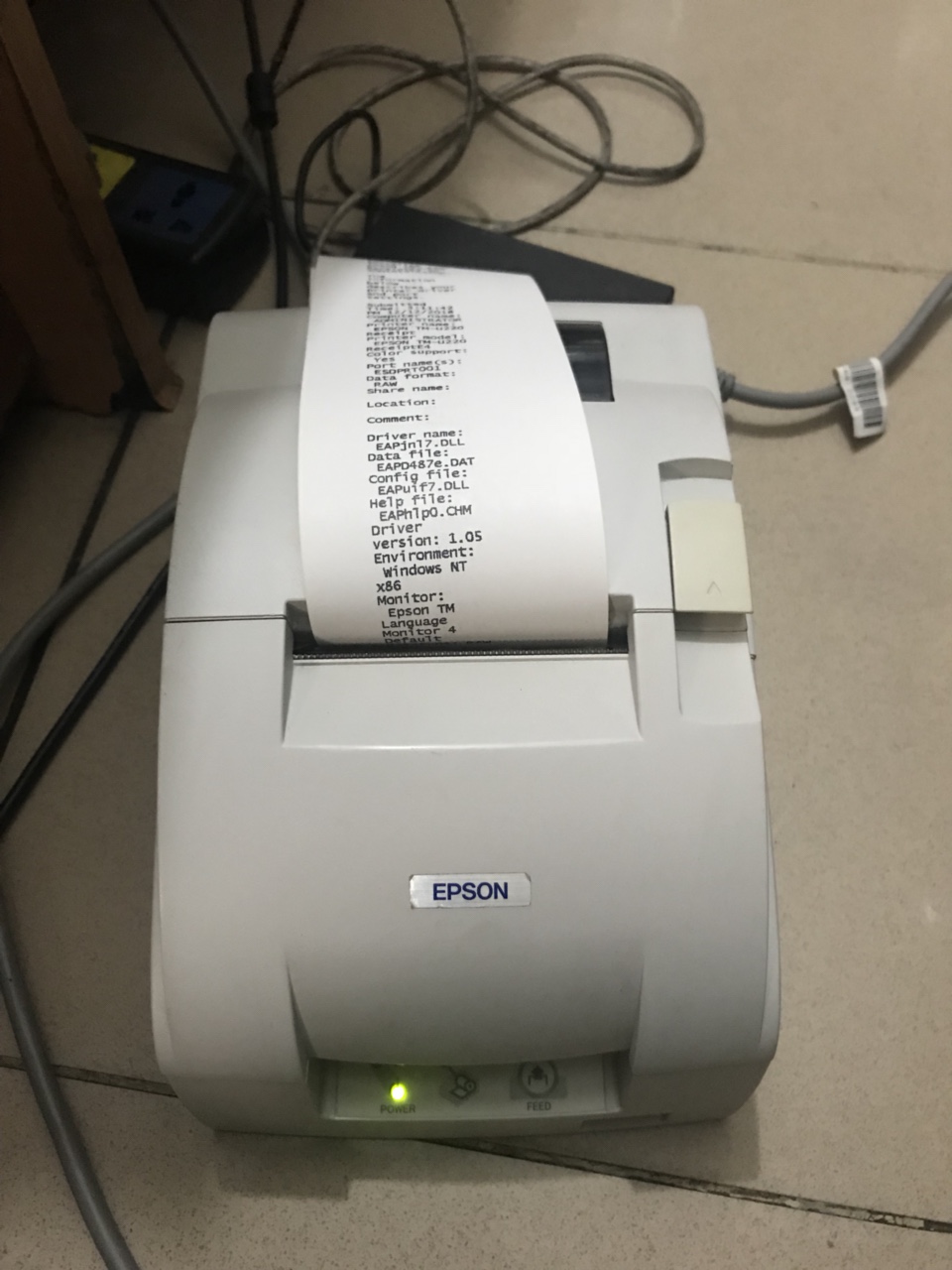 Máy in cũ Epson TM U220A