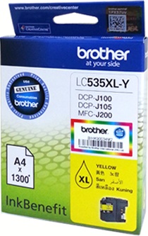 Mực in Brother LC-535XL Yellow Ink Cartridge (LC-535Y)