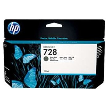 HP 728 300-ml Matte Black DesignJet Ink Cartridge (F9J68A)