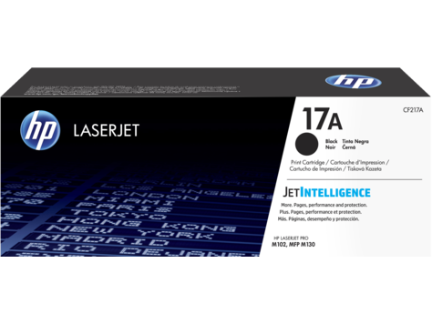 Mực in HP 17A Black Original LaserJet Toner Cartridge (CF217A)