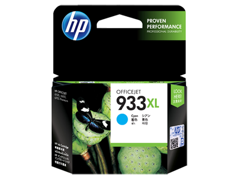 Mực in HP 933XL High Yield Cyan Original Ink Cartridge (CN054AA)