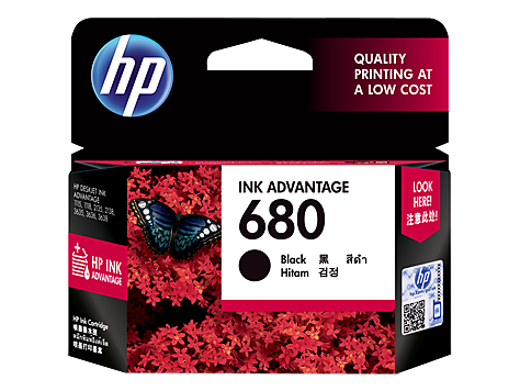 Mực in HP 680 Black Original Ink Advantage Cartridge (F6V27AA)