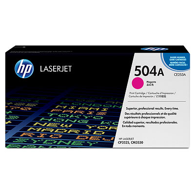 Mực in HP 504A Magenta LaserJet Toner Cartridge (CE253A)