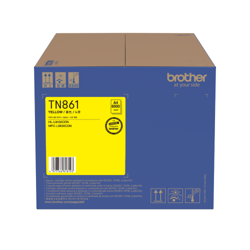 Brother TN-861Y Yellow Toner Cartridge (TN-861Y)