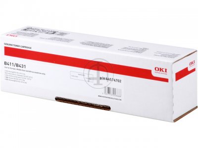 Mực in Oki B411, Black Toner Cartridge