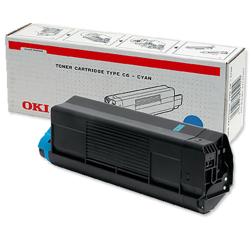 Mực in Oki C5100C Cyan Toner Cartridge