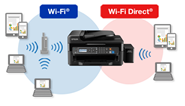 Máy in đa năng Epson L565, In, Scan, Copy, Fax, tiếp mực ngoài chính hãng