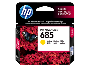 Mực in HP 685 Yellow Ink Cartridge (CZ124AA)