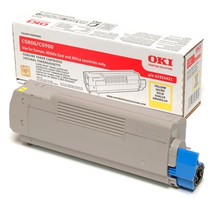 Mực in Oki C5800 Yellow Toner Cartridge